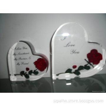 Acrylic Embedded Rose Lover Gift